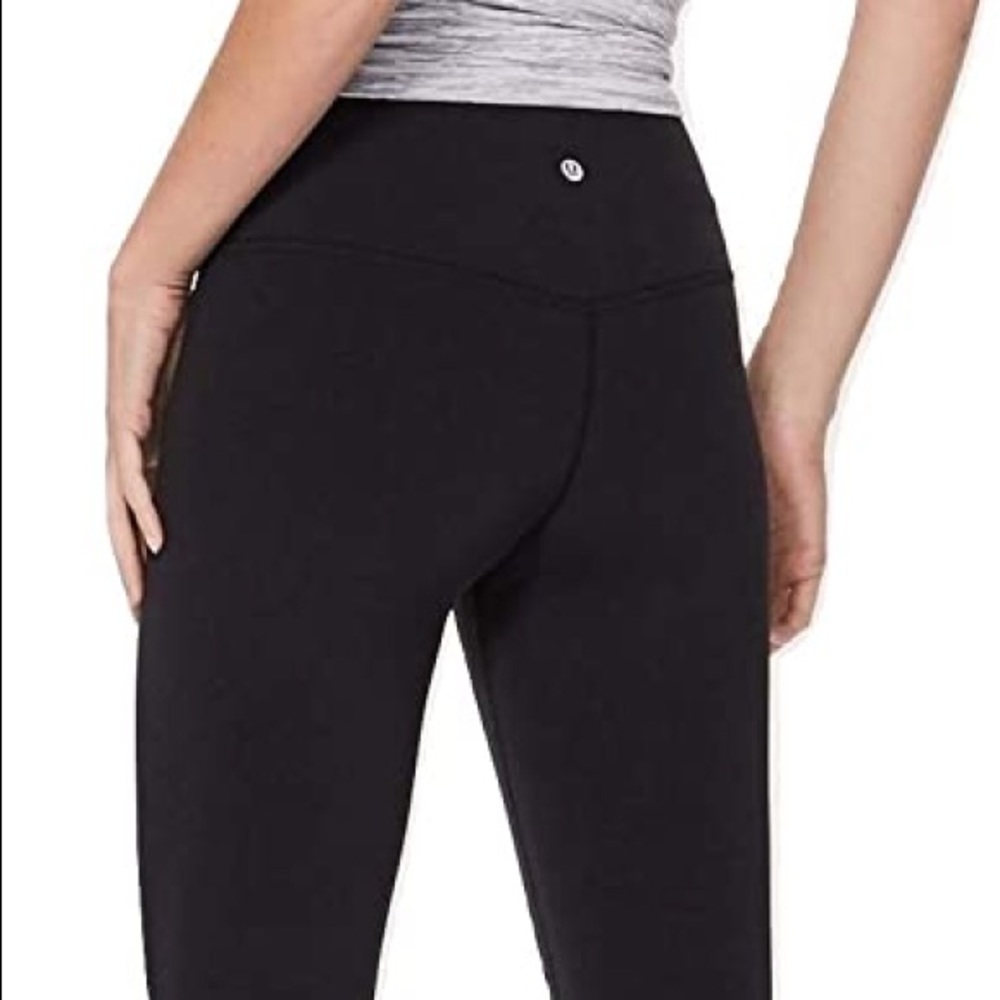 Lulu lemon black cropped leggings